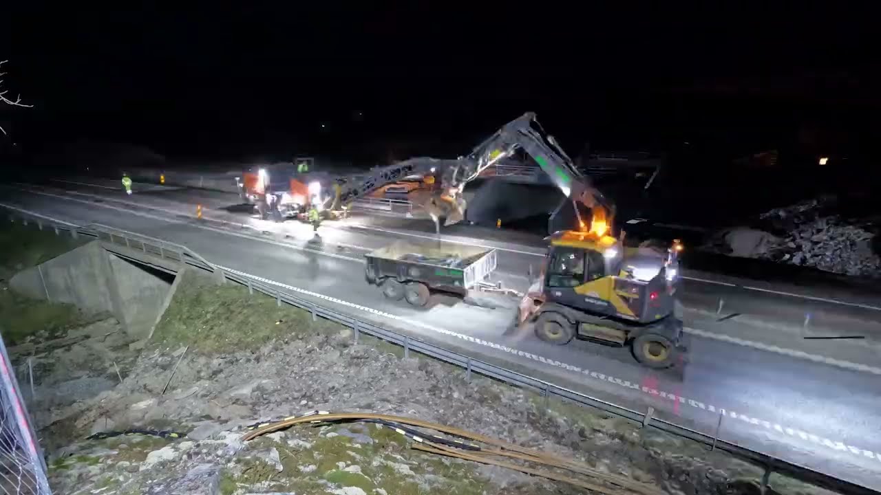 E18 Köping–Västjädra – se hur vi flyttar en 700 ton tung bro med hjälp av domkrafter | Trafikverket