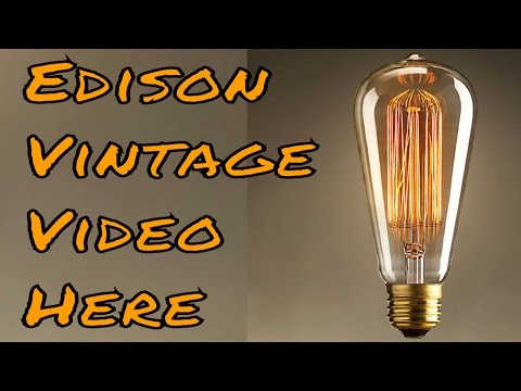 Vintage Edison E27 E26 Screw LED Filament Light Useful Bulb ST64  MajorDepot.com