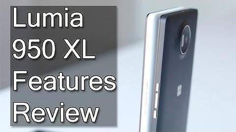 Microsoft Lumia 950 XL Features Review