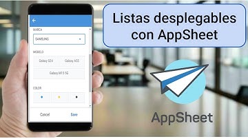 Listas desplegables con AppSheet |AppSheet | Infinity Software