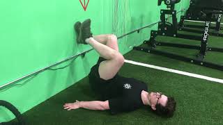 Supine Wall Stride