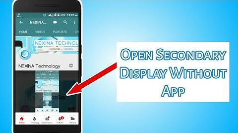 Turn On Secondary Display ( Split Screen ) Simulator In Any Android [ Built-In Enable ]