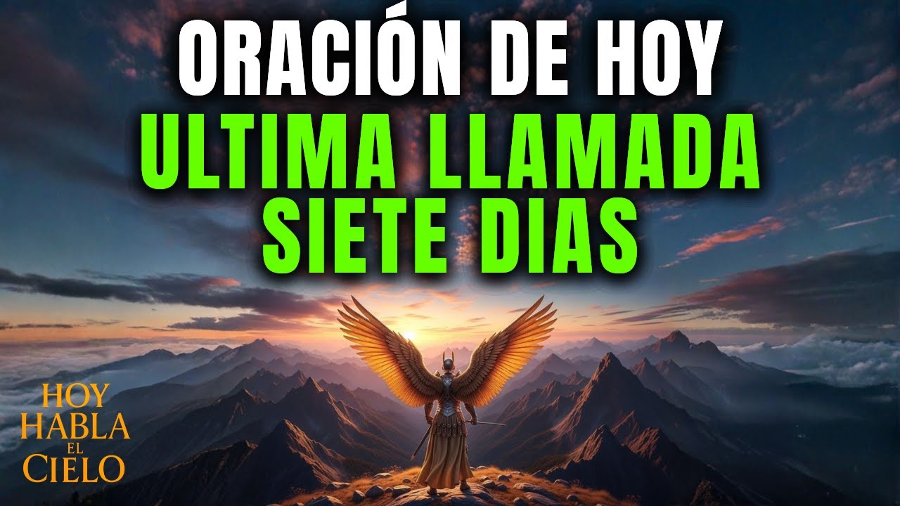 Dios dice: Esta es mi ultima llamada. Si lo omites | perderàs algo que amas dentro de 7 dias...