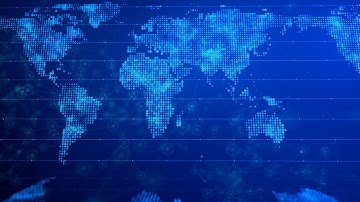 Digital World Map Background