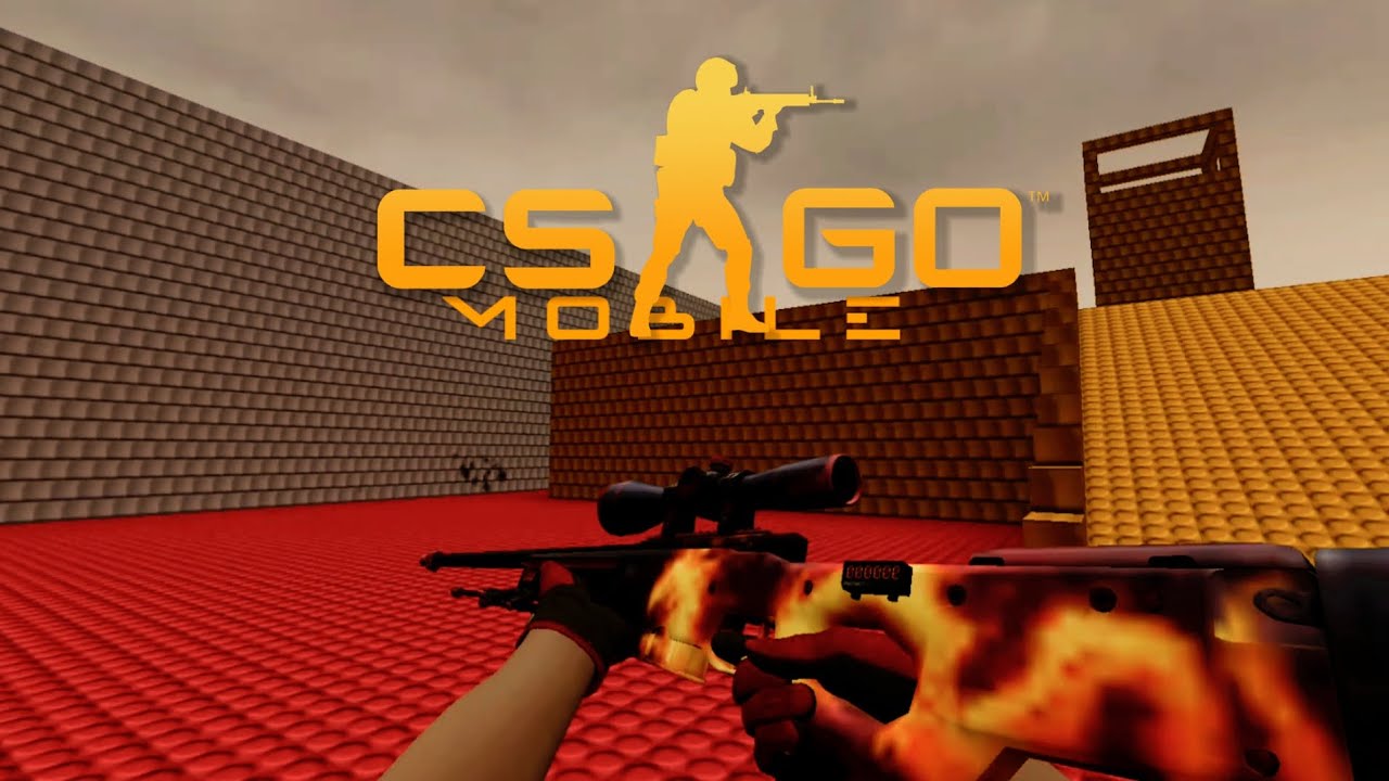 CS:GO Mobile Low Budget With Driver Gloves Crimson Weave [AWP EDITION] 
