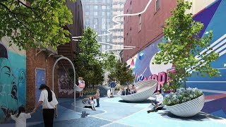 BIG and WXY Architects unveil plans to reanimate a 370 acre space in Brooklyn, New York.