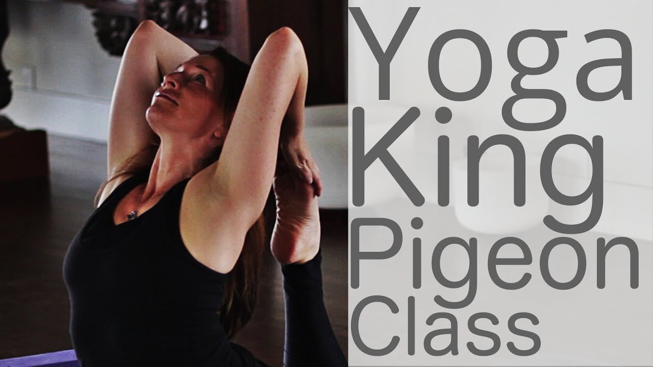 ⁣30 Minute Glowing Hatha Yoga (Total Body Workout) to King Pigeon Pose