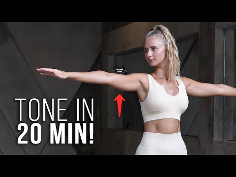 20 MIN TONED ARMS WORKOUT | No Equipment