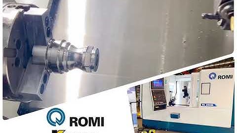 ROMI GL 250M   cutting demo