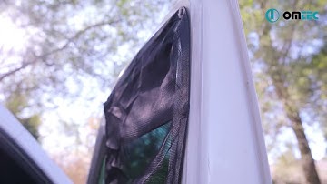 HOW TO USE MAGNETIC #MOSQUITO NET, #BUG SCREEN FOR #CAMPERVAN OR #MOTORHOME?