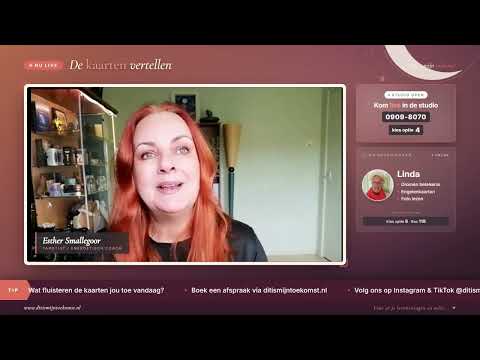 Woensdag 22 juli Esther Smallegoor in De kaarten vertellen