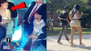 Travis Scott Allegedly Spotted With 50 Cent Ex Cuban Link During His Tour In Germany! 😘