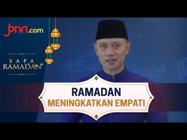 AHY: Ramadan Momen Meningkatkan Empati Kepada Sesama