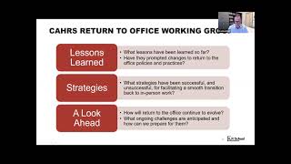 Return to the Office: Early Lessons Learned