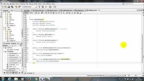 Membuat Java Class dengan Method Accessor dan Mutator