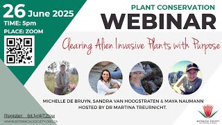 Clearing Alien Invasive Plants with Purpose