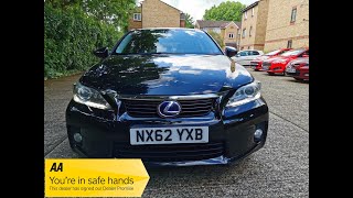 2012 Lexus CT 200h 1.8 SE-L CVT 5dr (NX62YXB) | The Car Traders UK | Gumtree | Autotraders