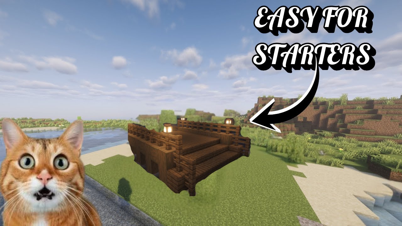 Easy Minecraft Bridge Tutorial 🪵 | Simple Bridge for Survival & Creative
