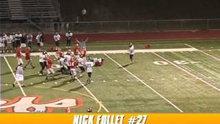 Nick Follet - Football Highlights Senior Year (Re-Released May, 2012)