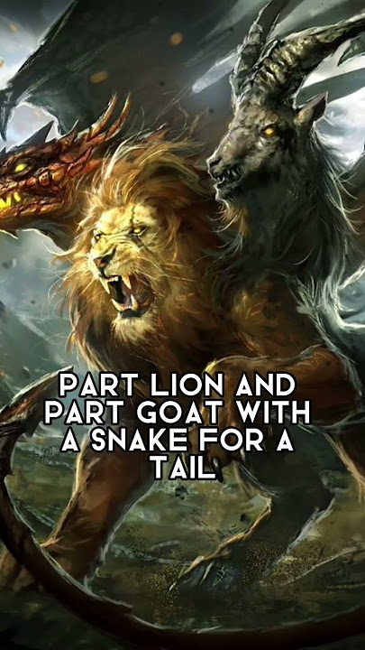 What is a CHIMERA?! (Greek Mythical Monsters Explained) #greekmythology #chimera #monster #scary