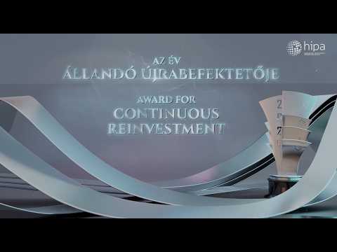 Award for Continuous Reinvestment - Master Good Kft.