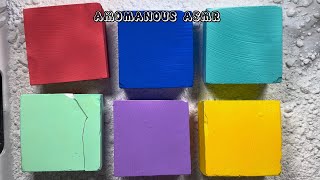 Colorful gym chalk blocks | ASMR
