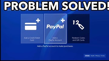 Can’t make payments from PSN wallet? *SOLVED*
