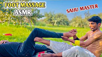 Sajju Master’s ASMR Feet & Leg Therapy-Rejuvenate, Relaxation With Expert Techniques #asmrmassage 🦶