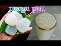Nungu Paal Nungu Paal Summer Special Drink ந ங க ப ல ச ய வத எப பட தம ழ Nungu Paal Recipe