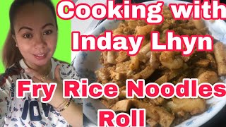 Simple Recipe Of Fry Rice Noodles Roll