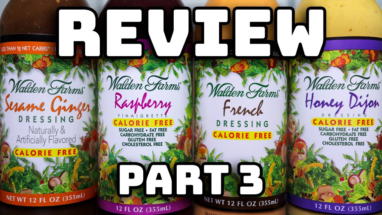 walden farms salad dressing Calorie Free Jersey Sweet Onion - 12 Fl. Oz fresh ground herbs and spices Walden Farms Salad Dressing Review