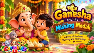 🐘Ganesha & the Missing Modak!🐭 || Ganesha Story for Kids ❤️|| #kidsstories #cartoon || Cartokidz-TV