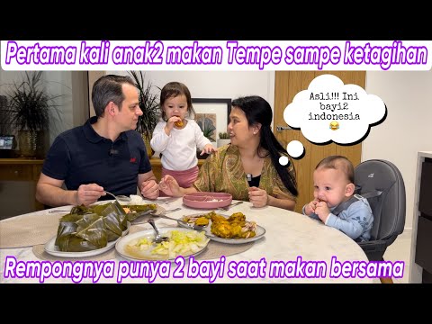 PERTAMA KALI ANAK2 MAKAN TEMPE SAMPE KETAGIHAN 