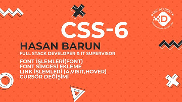 CSS 6 - Sıfırdan İleri Düzey Web Tasarımı ve Kodlama Eğitimi -14 (07 Nisan 2021)