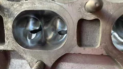 honda serie b exhaust port and polish