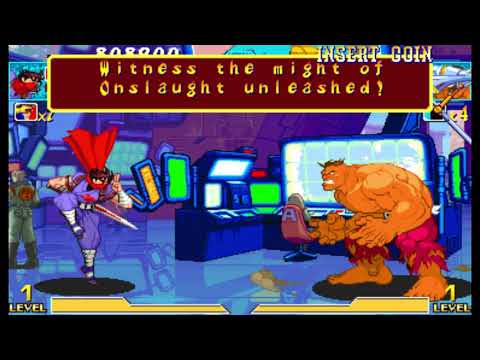 Marvel vs Capcom 1 ( Arcade ) - Strider Hiryu / Hulk Playthrough ( Nov 9, 2019 )