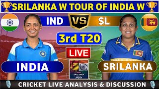 India Women vs Sri Lanka Women, 3rd T20 Live Score & Commentary INDW vs SLW 3rd T20 screenshot 4