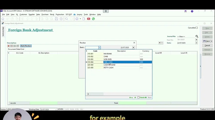 SQL Accounting Software Tutorial: Foreign Currency Bank Adjustment 💱