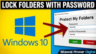 How To Lock Folder in PC 🔒 | Computer Main Folder Ko Password Kaise Lagaye | Bilawal Anwar Digital
