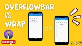 OverflowBar vs Wrap | Responsive Layout | Flutter | Urdu/Hindi