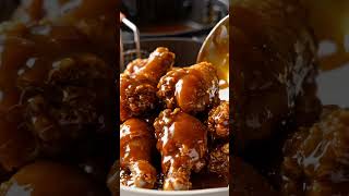 🍗🥢 Sticky Air Fryer Bourbon Chicken #comfortfood #cooking #recipe #airfryerrecipes #food #chicken