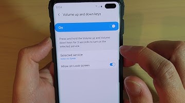 Galaxy S10 / S10+: How to Set VOLUME UP + DOWN Shortcut Key To Toggle a Selected Service