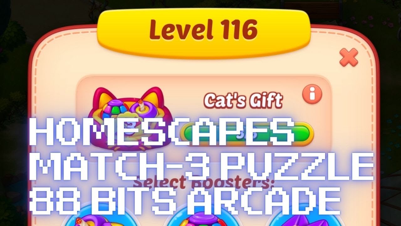 🛋️ Homescapes 🛋️ Match-3 Puzzle Level 116 (Playing Until Clear)
