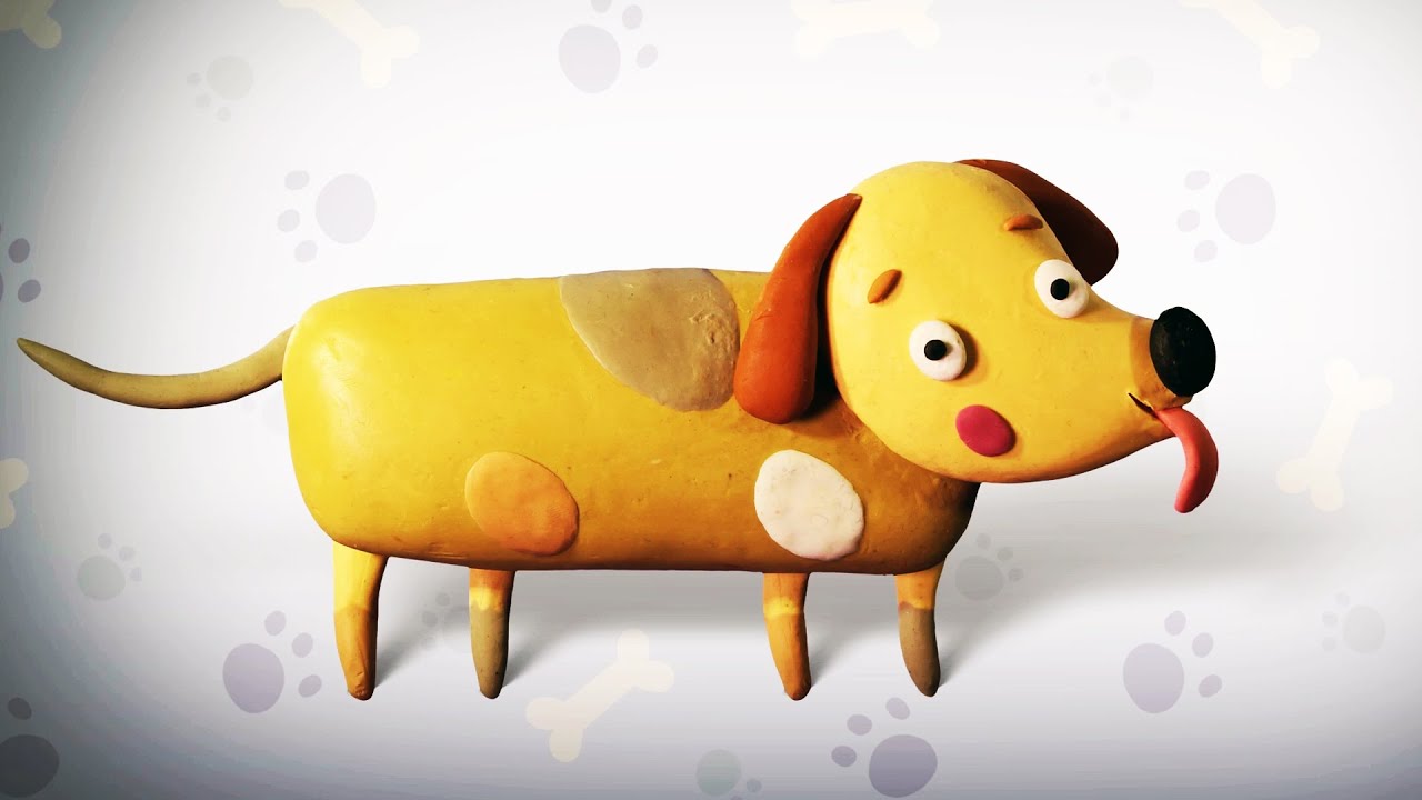 Пластилинки  ✨  Изучаем зверушек: Гав-гав✨ Toons Academy – Развивающие мультики для малышей