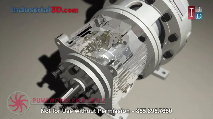 How a DXP’s PWA Gen2, Predict Plus Supported Pump Works | Animation by Industrial3D, Inc