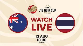 LIVE - Australia v Thailand | FIBA U18 Asia Cup 2026 | Group Phase