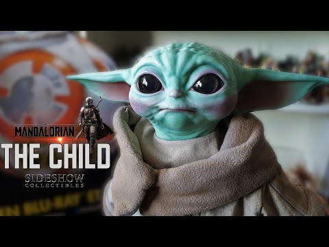 The Child Sideshow Life size figure. Figurine taille réelle Baby Yoda