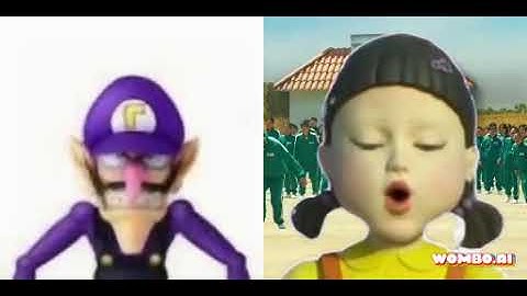 Waluigi plays squid game