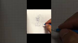 Drawing Cat 3d #drawing #3d #art #cat #youtubeshorts