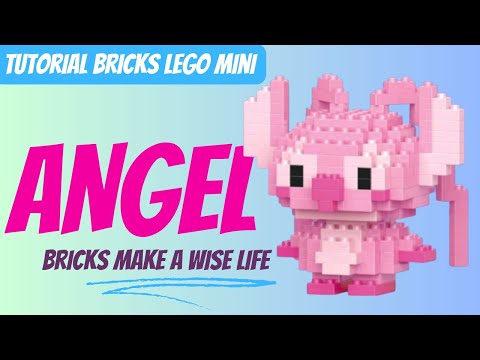 TUTORIAL STITCH ANGEL LEGO MINI BRICKS (bahasa)